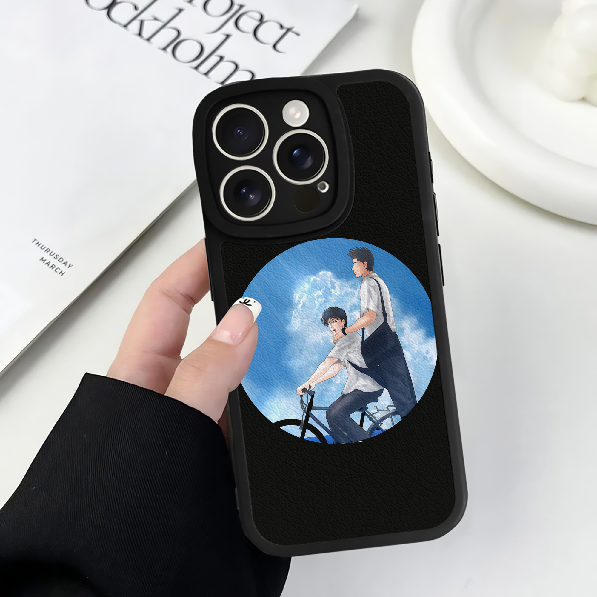 （画像用） SLAM DUNK／スラムダンク 【iPhone 16シリーズ対応】シリコンスマホケース（レザー調） 材質：シリコン